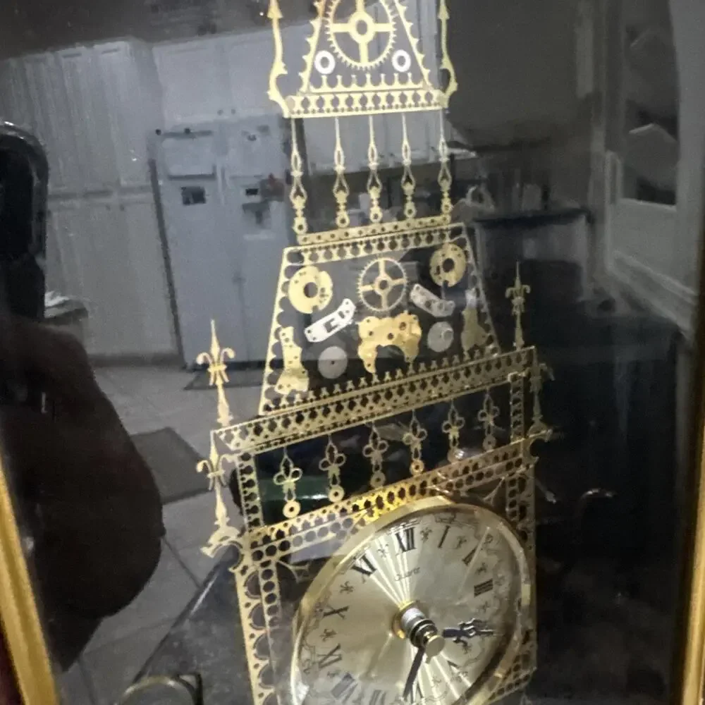 Vintage Quartz London Big Ben Wall Clock Steampunk Clock Made In UK London